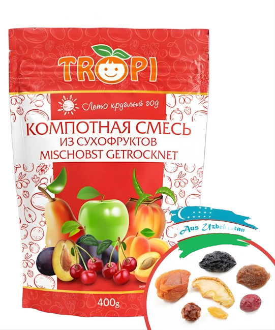 detail Smes na kompot 400g Tropi